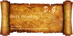 Dull Gizella névjegykártya